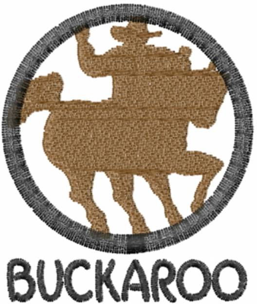 Picture of Cowboy Buckaroo Machine Embroidery Design