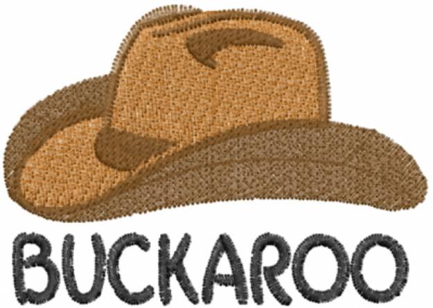 Picture of Cowboy Hat Buckaroo Machine Embroidery Design