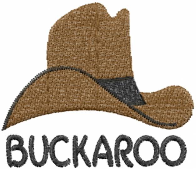 Picture of Cowboy Hat Buckaroo Machine Embroidery Design