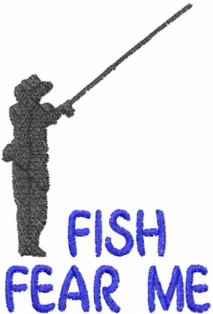 Picture of Fish Fear Me Machine Embroidery Design
