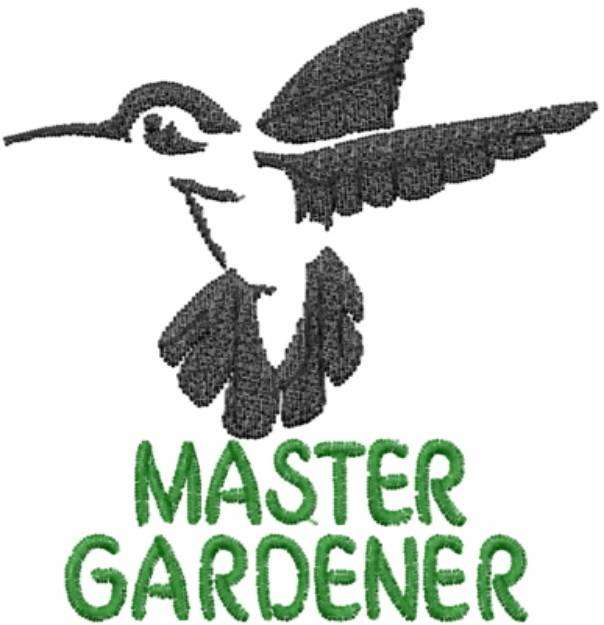Picture of Hummingbird Master Gardener Machine Embroidery Design