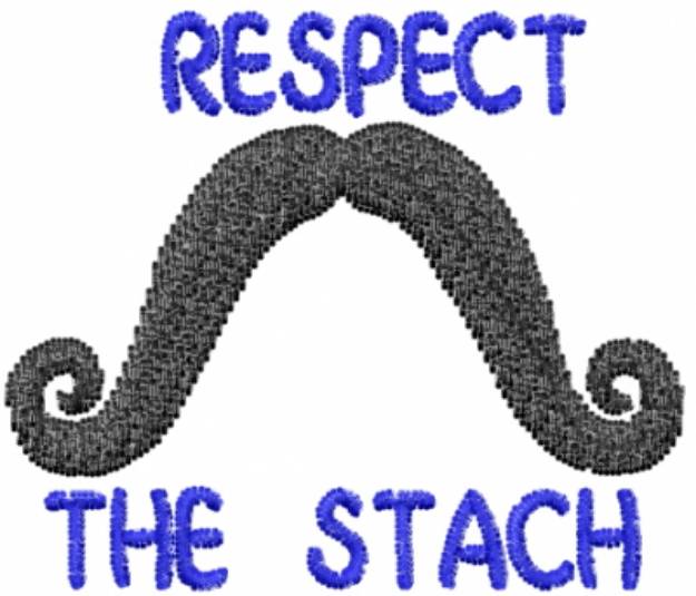 Picture of Respect The Stach Machine Embroidery Design