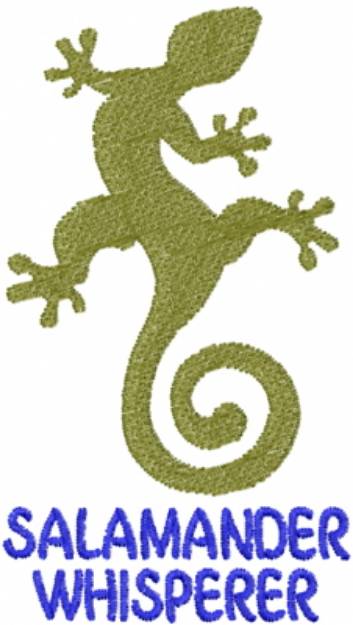 Picture of Salamander Whisperer Machine Embroidery Design