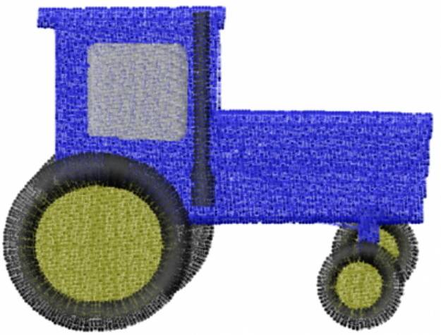 Picture of Tractor Machine Embroidery Design