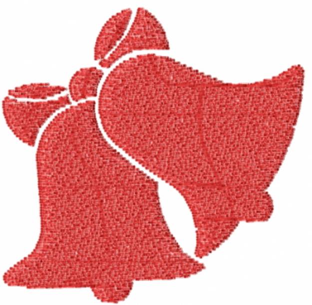 Picture of Bell Red Machine Embroidery Design