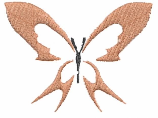 Picture of Orange Swallowtail Machine Embroidery Design