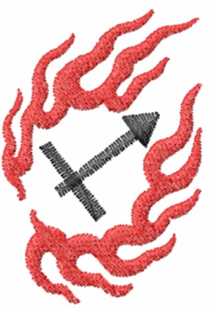 Picture of Cross Fire Machine Embroidery Design