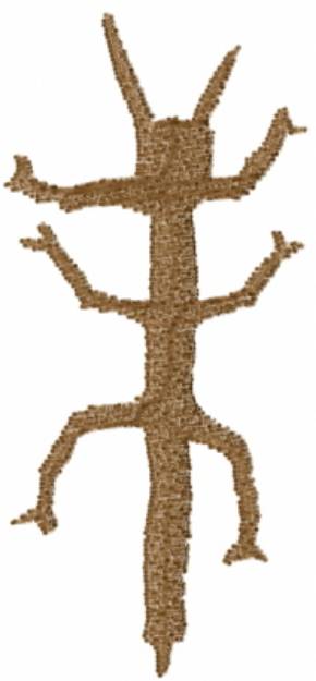 Picture of Brown Stick Bug Machine Embroidery Design
