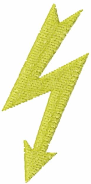 Picture of Yellow Down Lightning Machine Embroidery Design