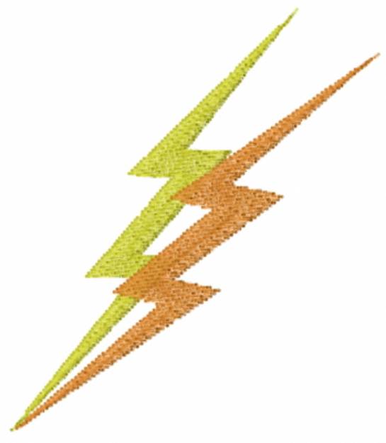 Picture of Double Lightning Machine Embroidery Design