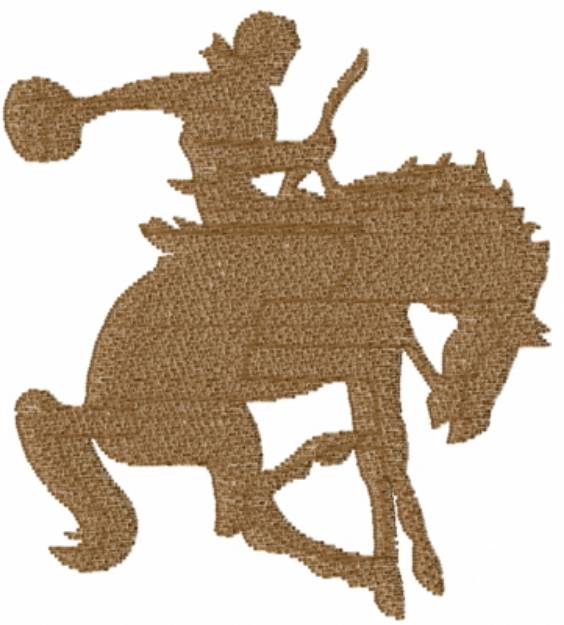 Picture of Cowboy Brown Machine Embroidery Design