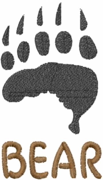 Picture of Bear Paw Machine Embroidery Design