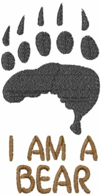 Picture of A Bear Paw Machine Embroidery Design