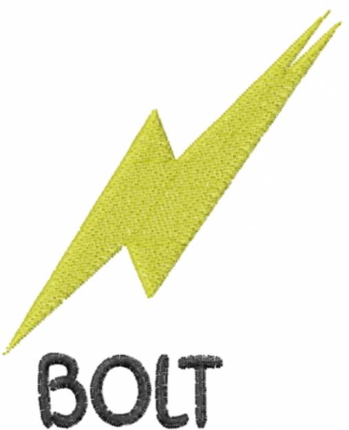 Picture of Bolt Strike Machine Embroidery Design