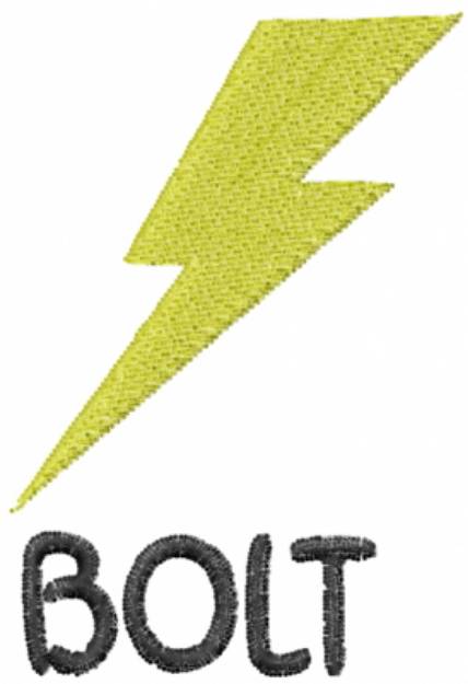 Picture of Thunderbolt Machine Embroidery Design