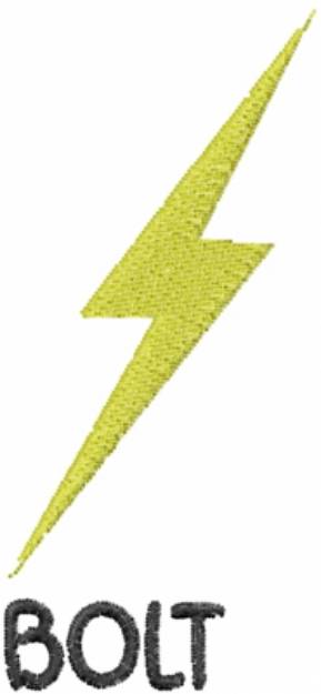 Picture of Thunderbolt Strike Machine Embroidery Design