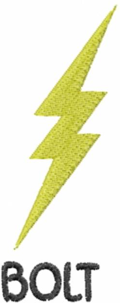 Picture of Electricity Bolt Machine Embroidery Design
