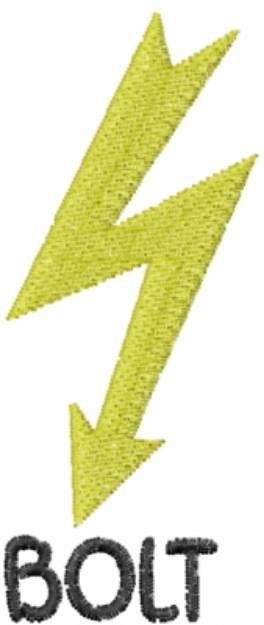Picture of Thunderbolt Arrow Machine Embroidery Design