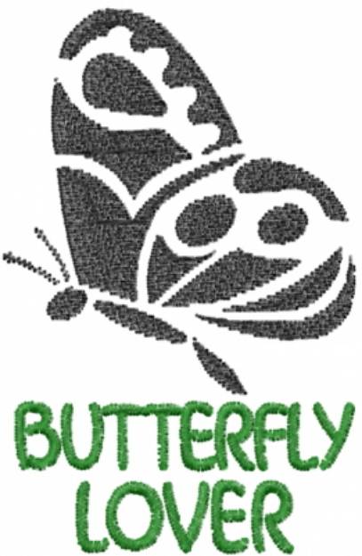 Picture of Stencil Butterfly Lover Machine Embroidery Design