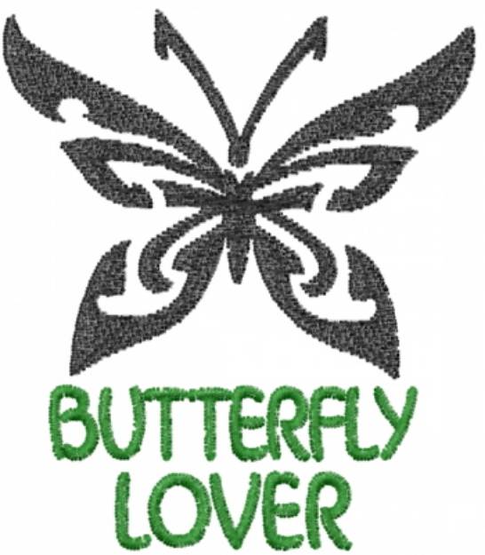 Picture of Black Butterfly Lover Machine Embroidery Design