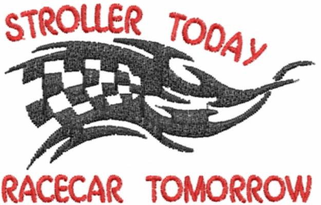 Picture of Racecar Tomorrow Machine Embroidery Design