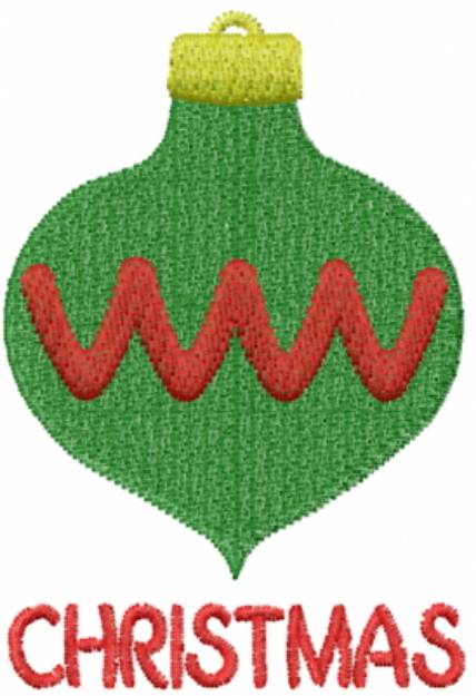 Picture of Christmas Bauble Machine Embroidery Design