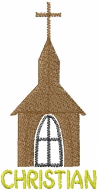 Picture of Christian Chapel Machine Embroidery Design
