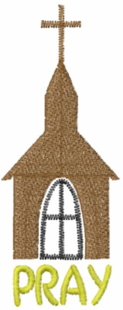 Picture of Pray Chapel Machine Embroidery Design