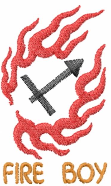 Picture of Cross Fire Boy Machine Embroidery Design