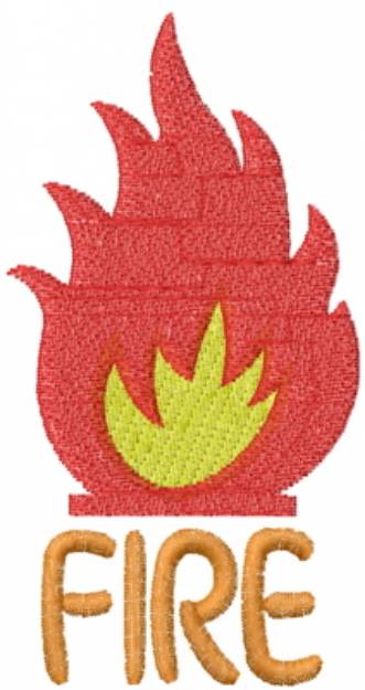 Picture of Camp Fire Machine Embroidery Design