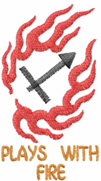 Picture of Plays with Fire Machine Embroidery Design