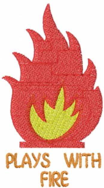 Picture of Plays Camp Fire Machine Embroidery Design