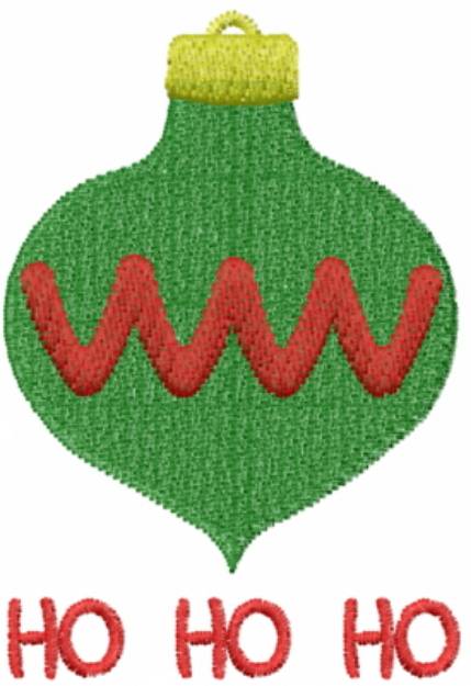 Picture of Green Ornament Machine Embroidery Design
