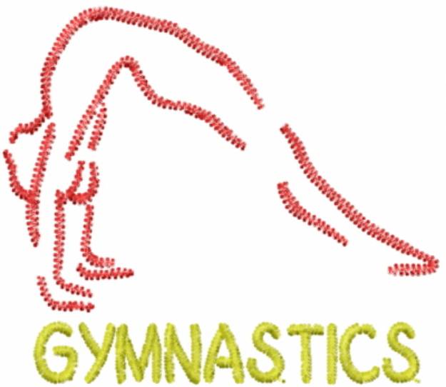 Picture of Gymnastics Gold Machine Embroidery Design