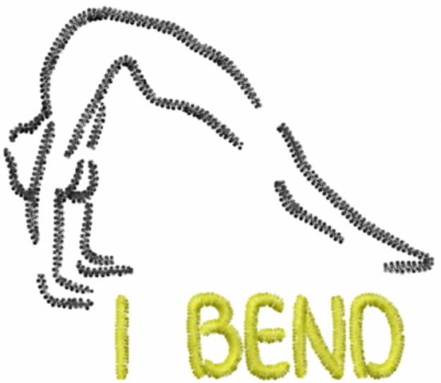 Picture of Gymnast I Bend Machine Embroidery Design