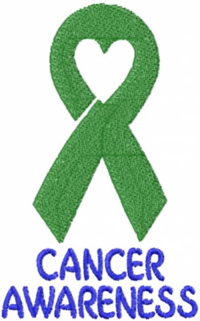 Picture of Cancer Awareness Green Machine Embroidery Design