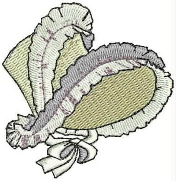 Picture of Victorian Bonnet Machine Embroidery Design