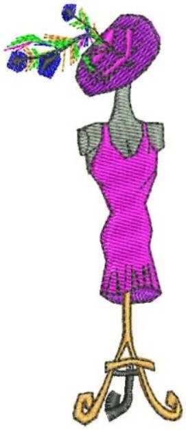 Picture of Dressmakers Form Machine Embroidery Design