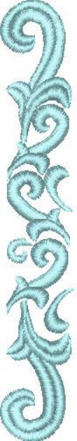 Picture of Graceful Scroll Machine Embroidery Design