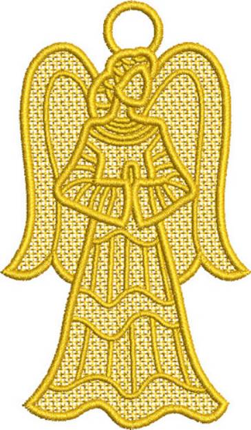 Picture of FSLPraying  Angel Machine Embroidery Design