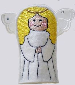 Picture of ITH Angel Finger Puppet Machine Embroidery Design