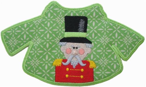 Picture of Nutcracker Christmas Sweater Free Standing Appliqu Machine Embroidery Design