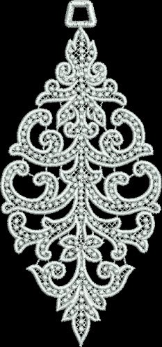 FSL Beaded Spire Ornament Machine Embroidery Design
