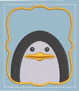 Picture of Memory Game Penguin Machine Embroidery Design