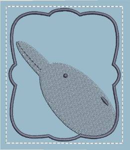 Picture of Memory Game Dolphin Machine Embroidery Design