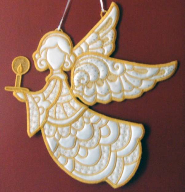 Picture of ITH Angel Of Light Machine Embroidery Design