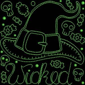 Picture of Neon Halloween 6 Machine Embroidery Design