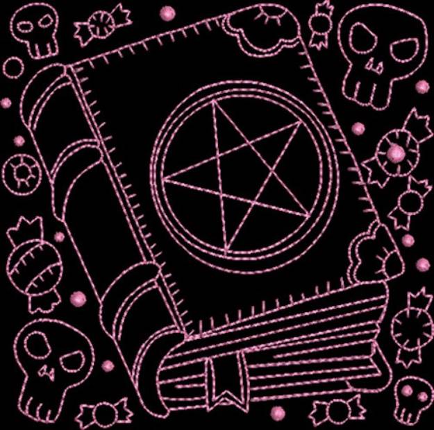 Picture of Neon Halloween 10 Machine Embroidery Design