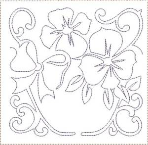 Picture of Pansy Quilt Block 5