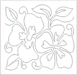 Picture of Pansy Quilt Block 6